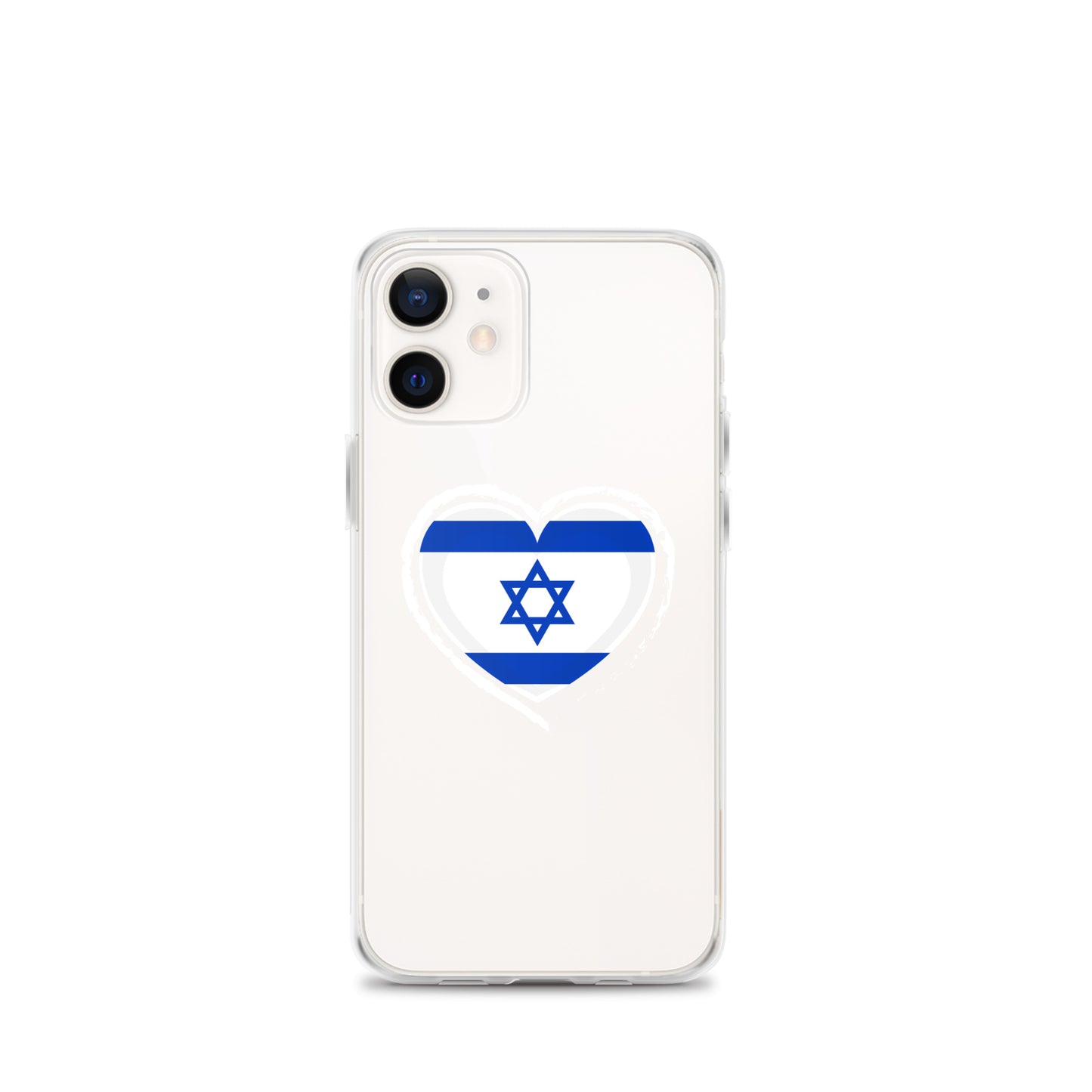 0-A-00 Israel heart Clear Case for iPhone®