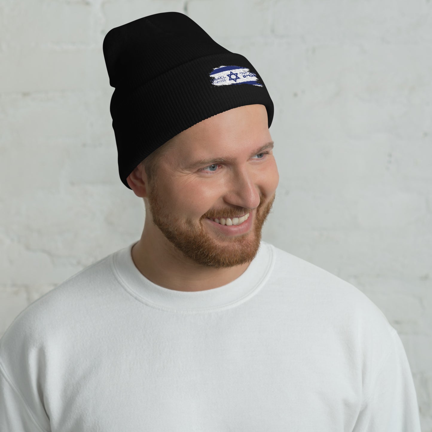 01-00 Israel friend Cuffed Beanie