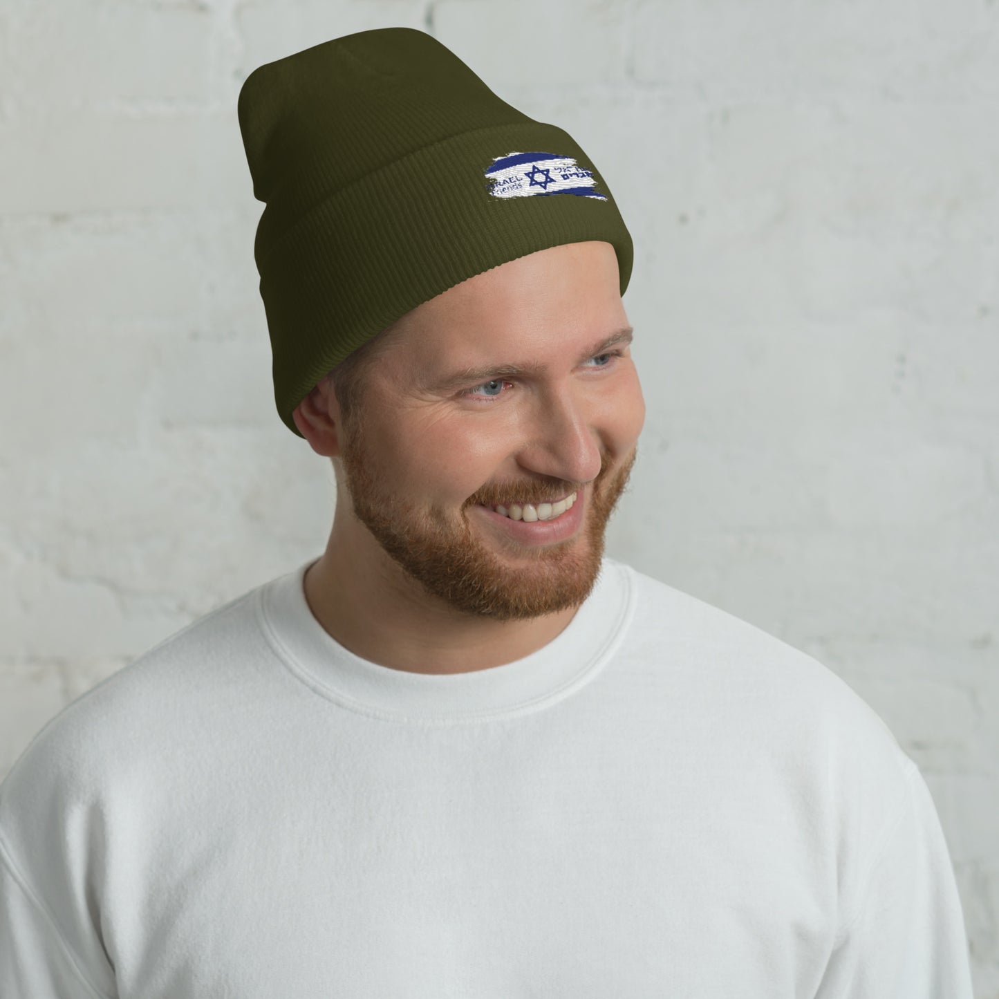 01-00 Israel friend Cuffed Beanie