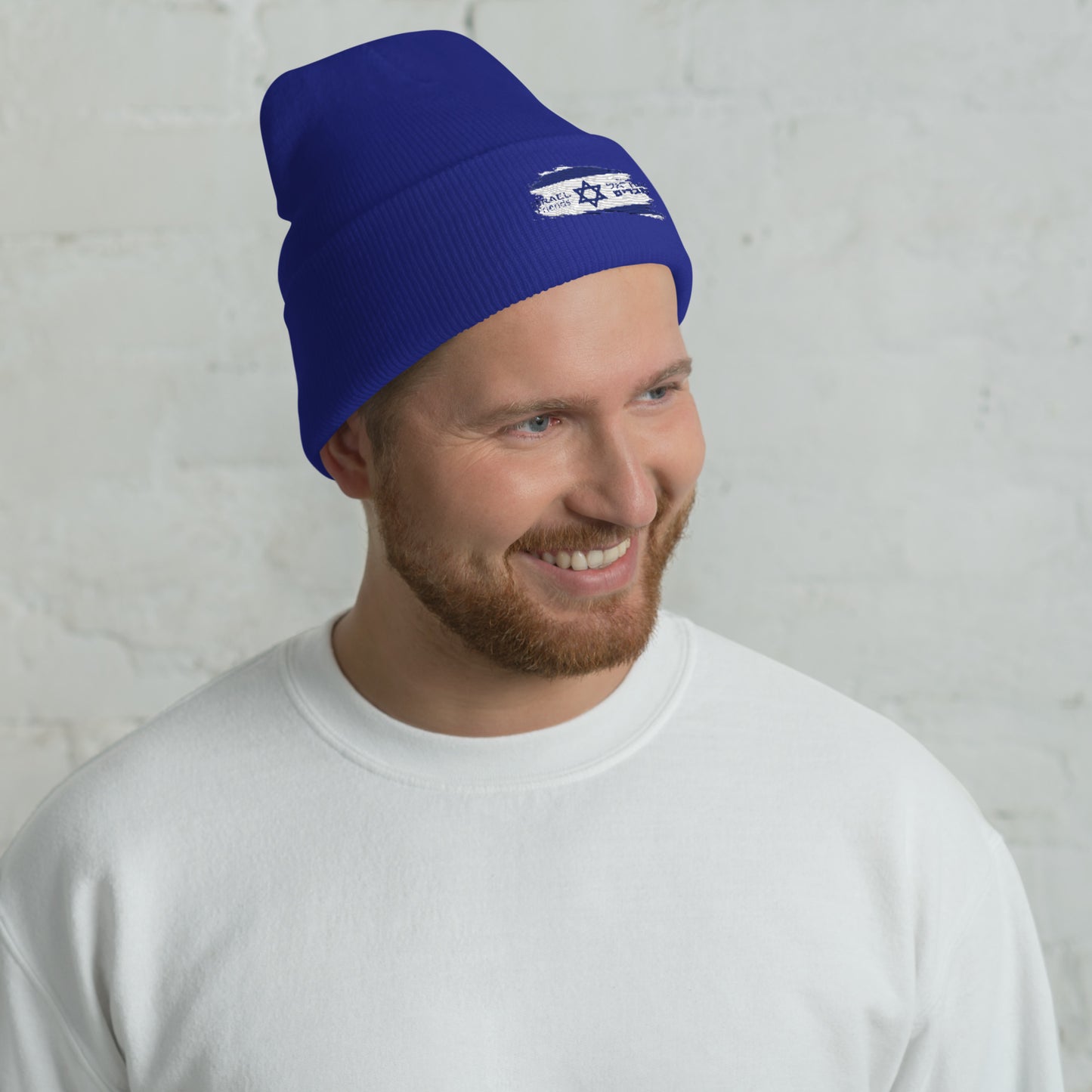 01-00 Israel friend Cuffed Beanie