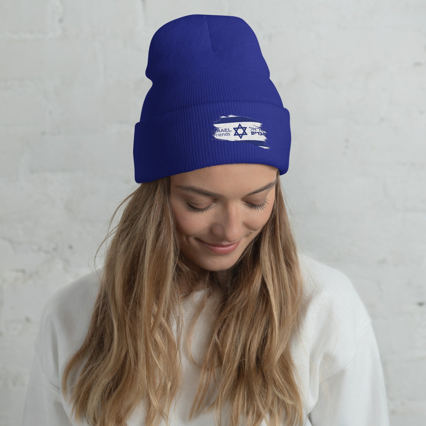 01-00 Israel friend Cuffed Beanie