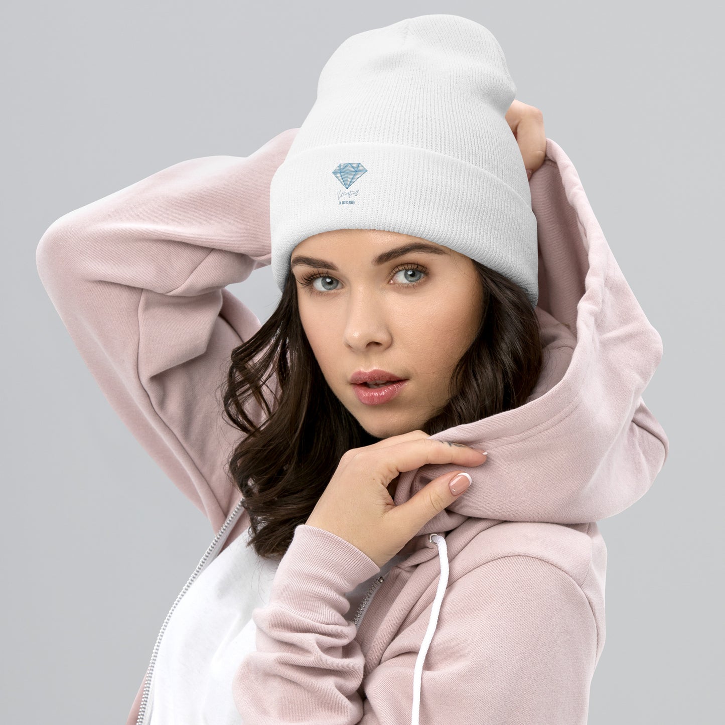 Umgeschlagene Beanie