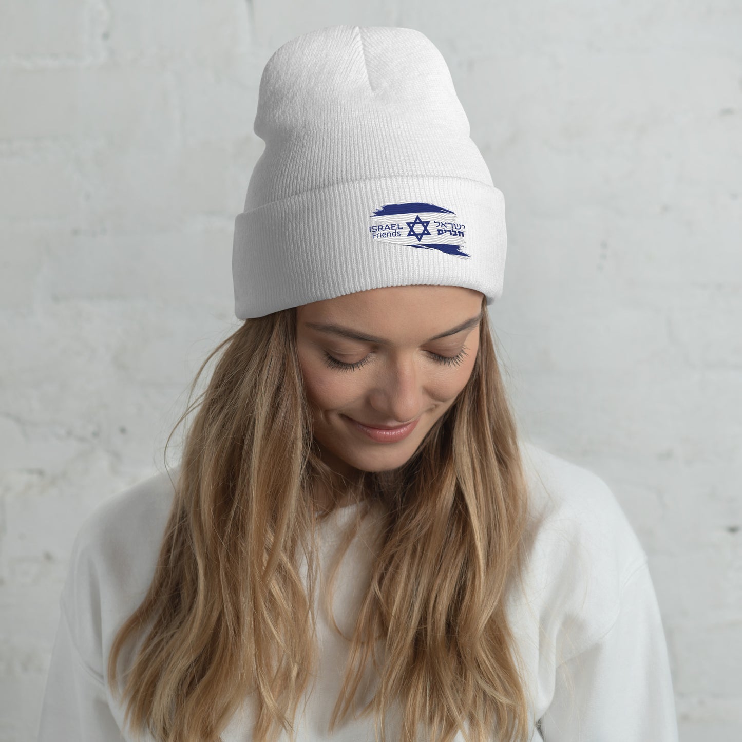 01-00 Israel friend Cuffed Beanie