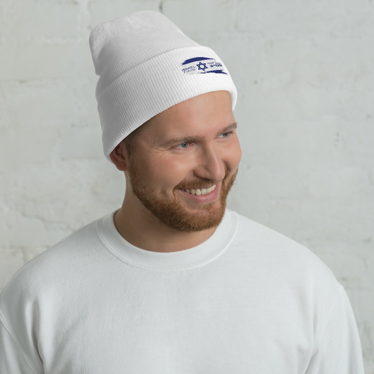 01-00 Israel friend Cuffed Beanie