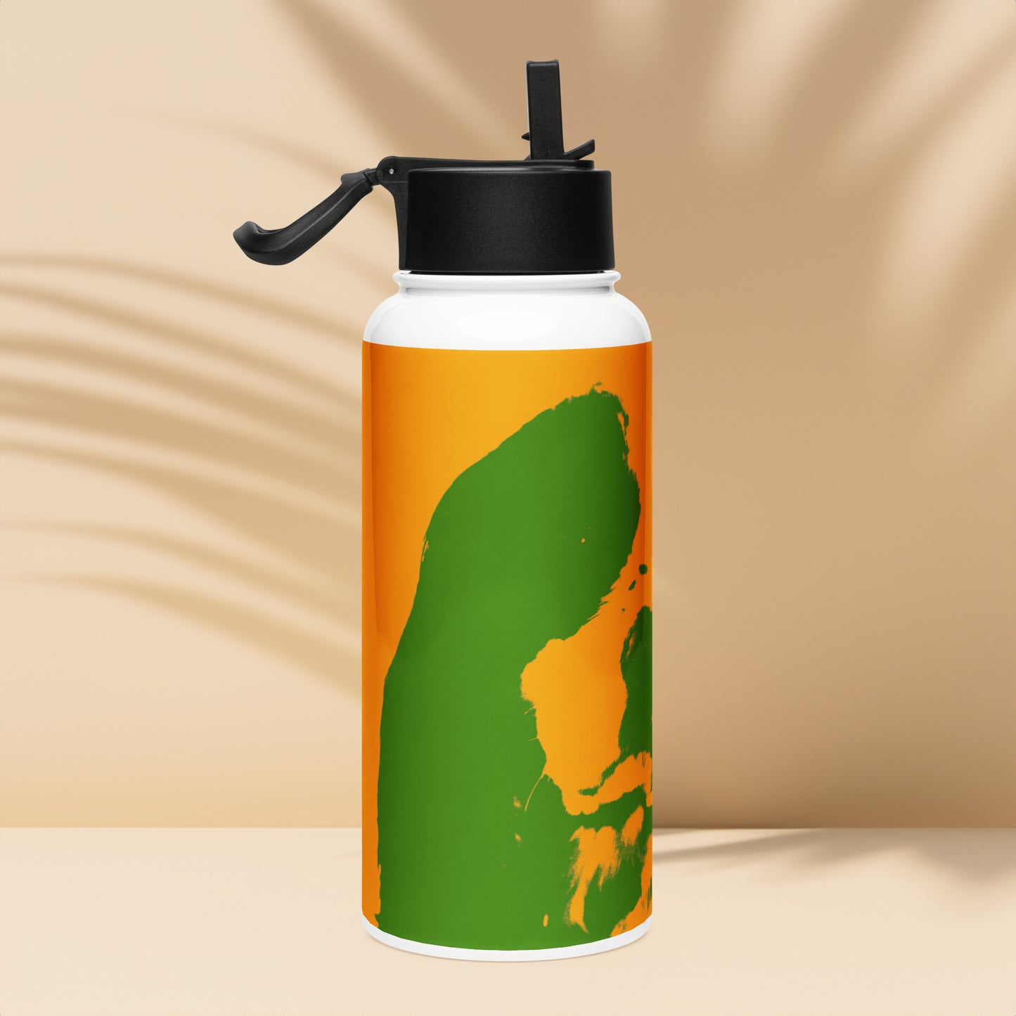 00-01 BoB-Dog Stainless steel water bottle with a straw lid