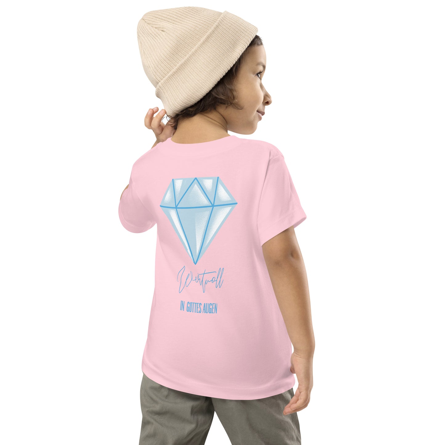 00-00 Wertvoll in Gottes Augen Kurzärmeliges Baby-T-Shirt