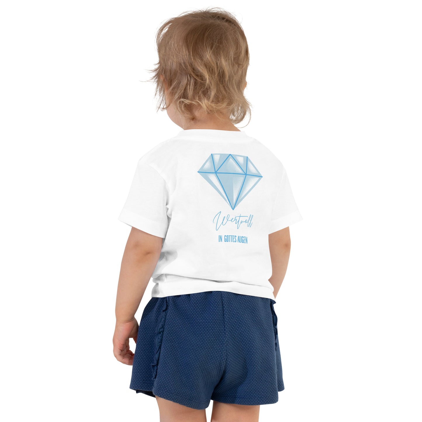0-A-00 Wertvoll in GOTTES AUGEN-Kurzärmeliges Baby-T-Shirt
