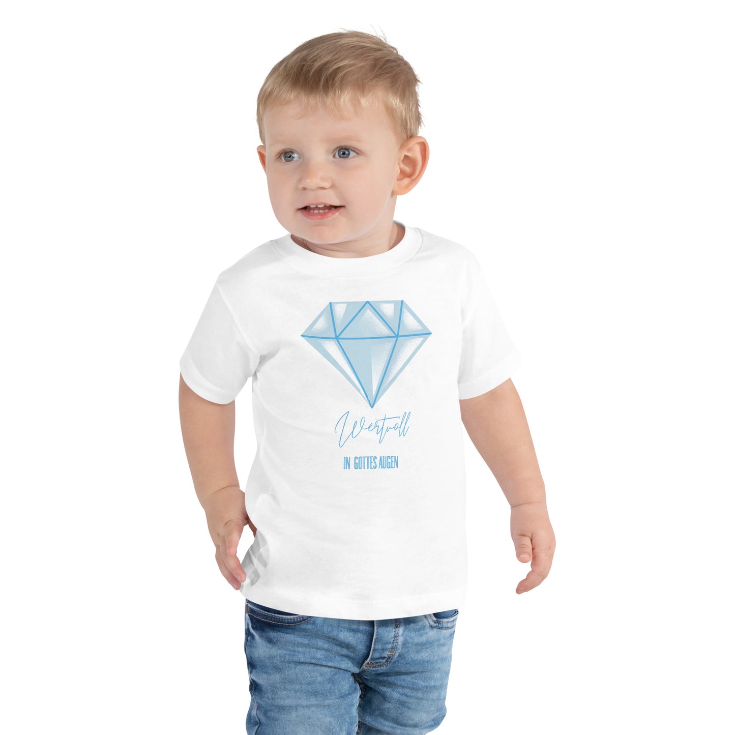 0-A-00 Wertvoll in GOTTES AUGEN-Kurzärmeliges Baby-T-Shirt