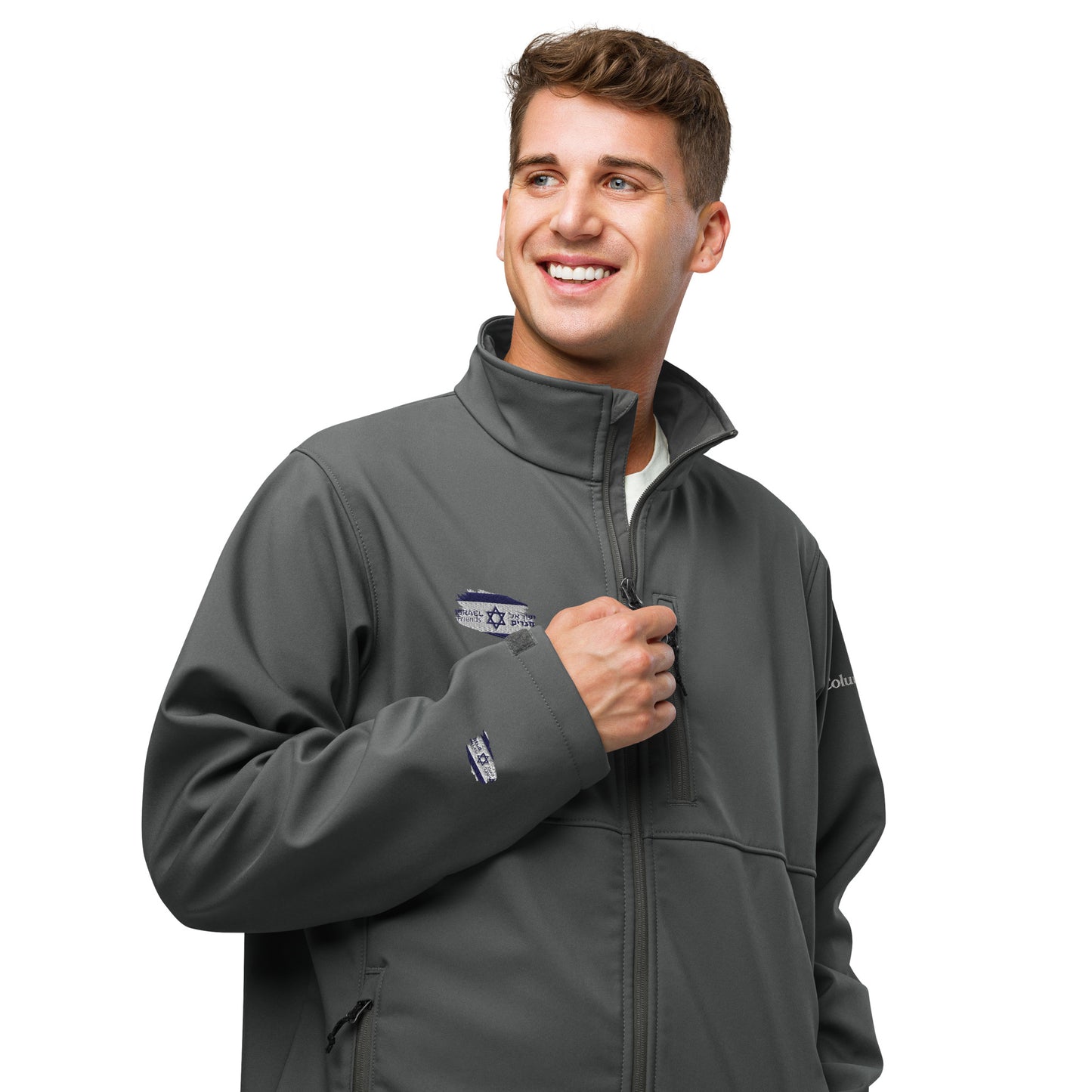 01-00 Israel friend Columbia soft shell jacket