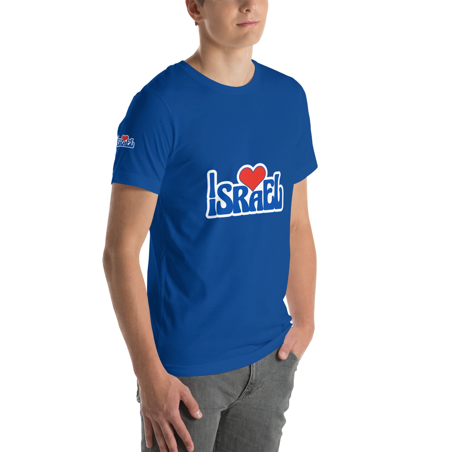 0-A-00 Israel heart Unisex t-shirt